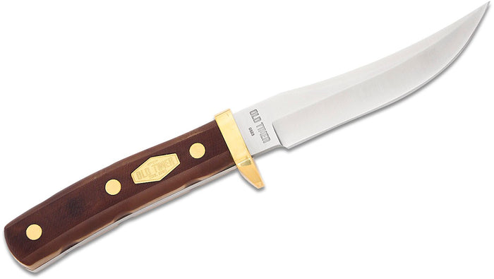 Old Timer Mountain Lion  Fixed Blade 5" Clip Point ‎Compound Bevel