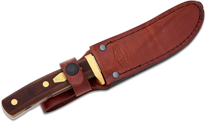 Old Timer Mountain Lion  Fixed Blade 5" Clip Point ‎Compound Bevel