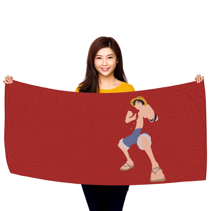 One Piece Luffy Beach Towel