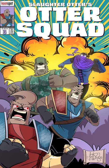 OTTER SQUAD #3 CVR A MATT RODGERS COOL GUYS DONT LOOK AT EXPLOSIONS