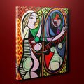 Pablo Picasso's Girl Before A Mirror (16" x 20") - Canvas Wrap Print
