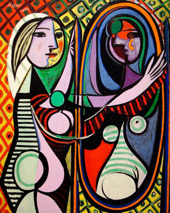 Pablo Picasso's Girl Before A Mirror (16" x 20") - Canvas Wrap Print