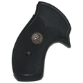 Pachmayr Compac Professional Round Butt Grips S&W 10 K-Frame, 11 K-Frame Rubber Black