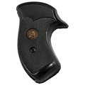 Pachmayr Compac Professional Round Butt Grips S&W 30 J-Frame, 31 J-Frame Rubber Black