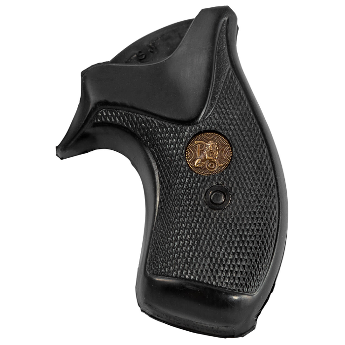 Pachmayr Compac Professional Round Butt Grips S&W 30 J-Frame, 31 J-Frame Rubber Black