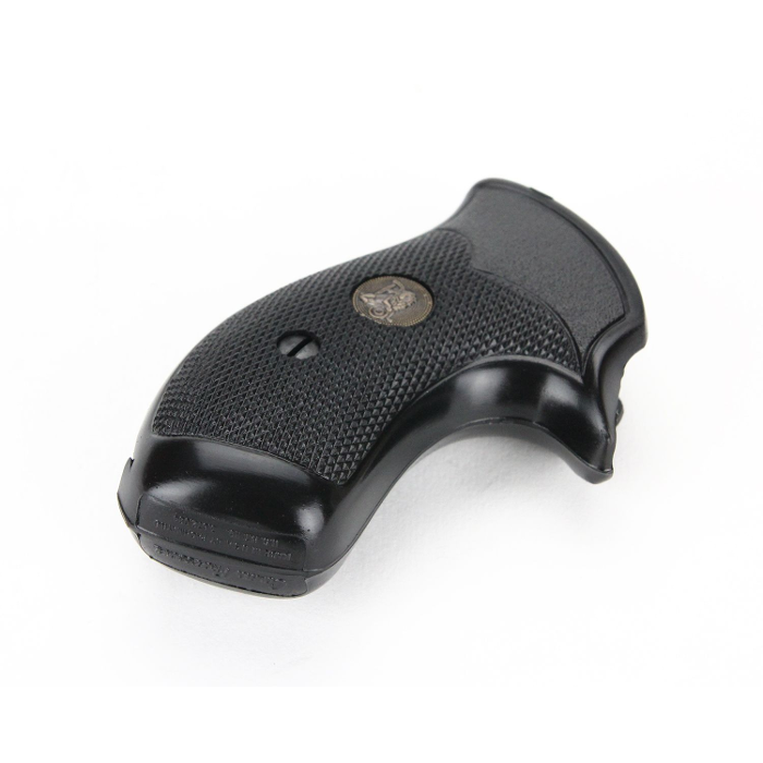 Pachmayr Compac Professional Round Butt Grips S&W 30 J-Frame, 31 J-Frame Rubber Black
