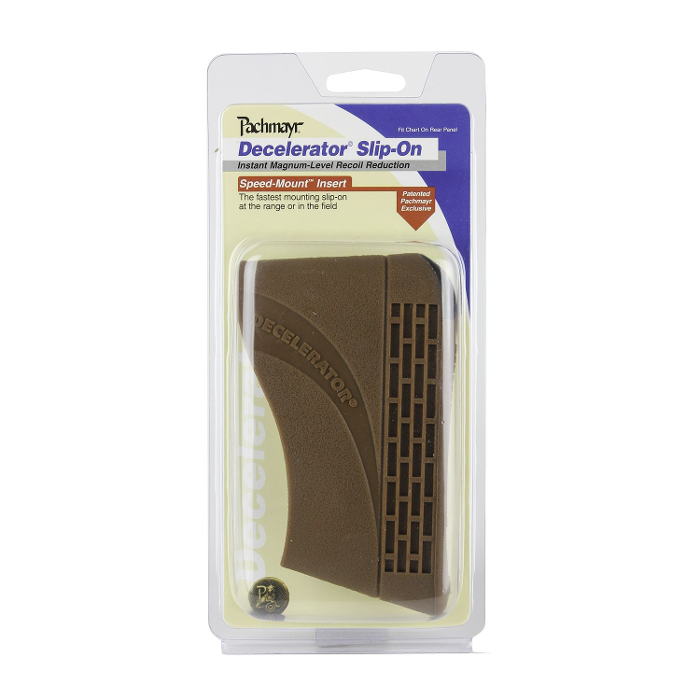 Pachmayr Decelerator Magnum Slip-On Recoil Pad 0.75 Inch(s) Rubber Brown