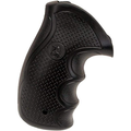 Pachmayr Diamond Pro Series Revolver Round Butt Grips S&W 20 N-Frame, 21 N-Frame Rubber Black