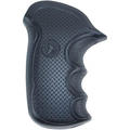 Pachmayr Diamond Pro Series Revolver Round Butt Grips Taurus Public Defender Steel Frame Rubber Black