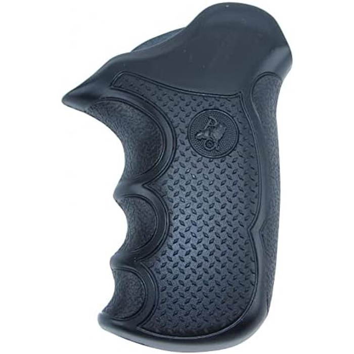 Pachmayr Diamond Pro Series Revolver Round Butt Grips Taurus Public Defender Steel Frame Rubber Black