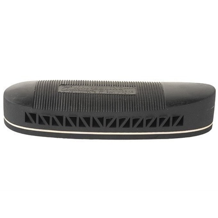 Pachmayr F250 Lightweight Field Grind to Fit Recoil Pad 0.85 Inch(s) Rubber Black White Line