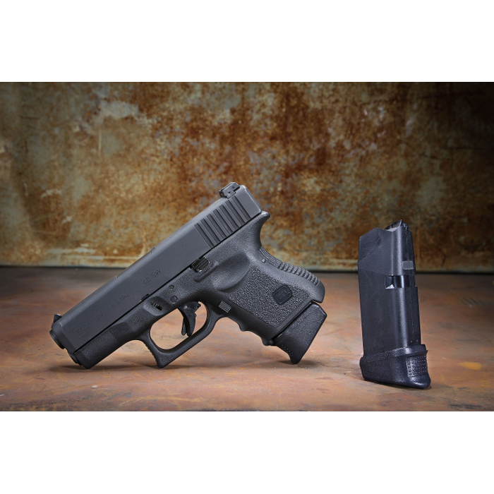 Pachmayr Grip Extender Magazine Base Pad Glock Polymer Black Pack 2