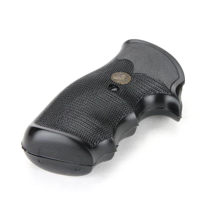 Pachmayr Gripper Grips with Finger Grooves Ruger Security Six, Service Six Rubber Black