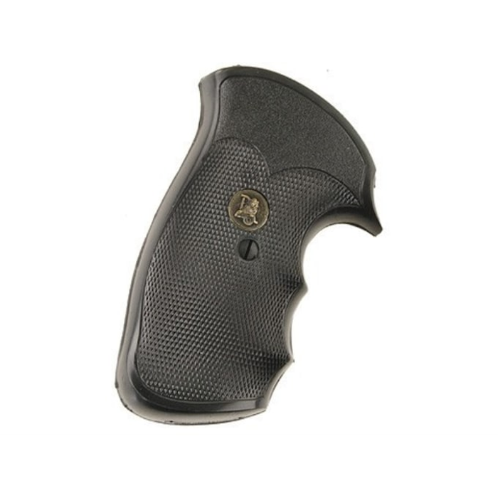 Pachmayr Gripper Square Butt Grips with Finger Grooves S&W 20 N-Frame, 21 N-Frame Rubber Black
