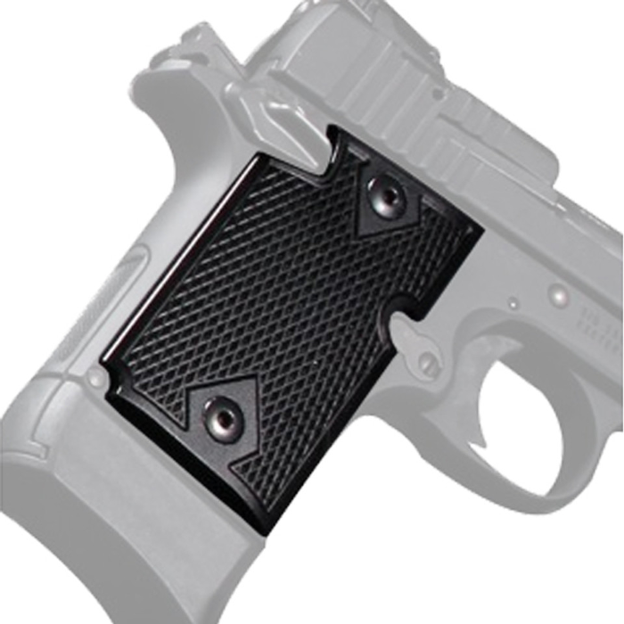 Pachmayr Grips Sig Sauer P938 Aluminum Black Checkered