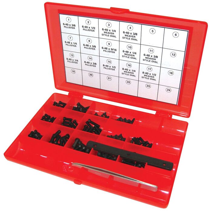 Pachmayr Master Gunsmith 142-Piece Hex Head Scope Ring and Base Screw Kit