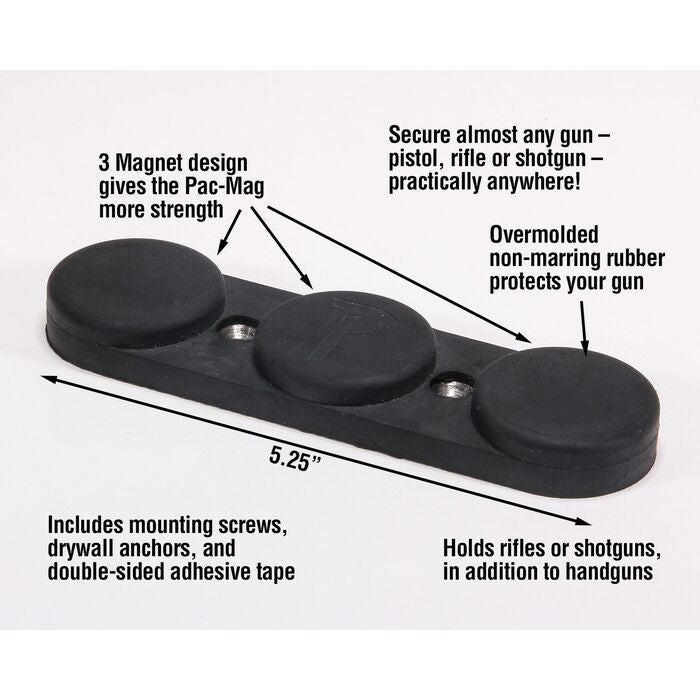 Pachmayr Pac-Mag Gun Storage Magnet Black