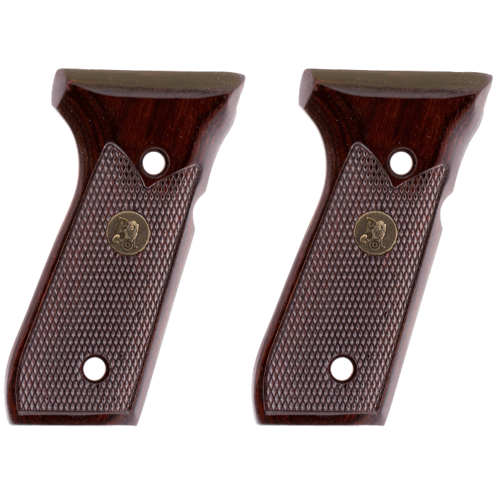 Pachmayr Renegade Grips Beretta 92 Wood Laminate Rosewood Checkered