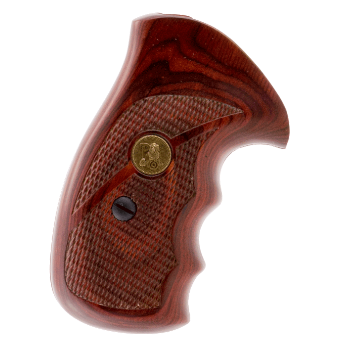 Pachmayr Renegade Grips S&W 10 K-Frame, 11 K-Frame Wood Laminate Rosewood Checkered