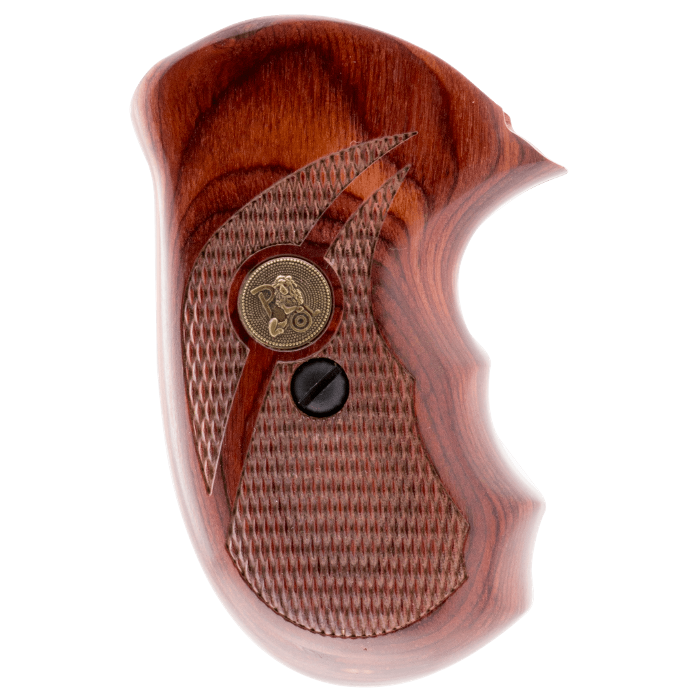 Pachmayr Renegade Grips S&W 30 J-Frame, 31 J-Frame Wood Laminate Rosewood Checkered
