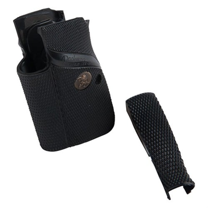 Pachmayr Signature Grips with Backstrap Browning Hi-Power Rubber Black