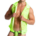 Paradise Yellow Brief en modelo de Gigo Underwear