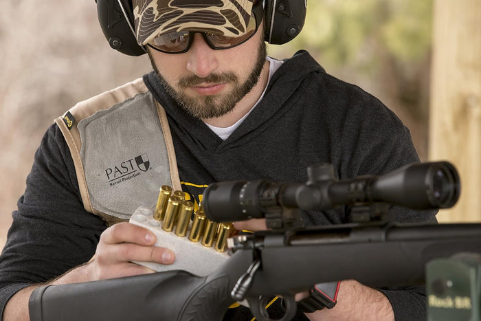 PAST Mag Plus Recoil Pad Shield Ambidextrous Leather Tan