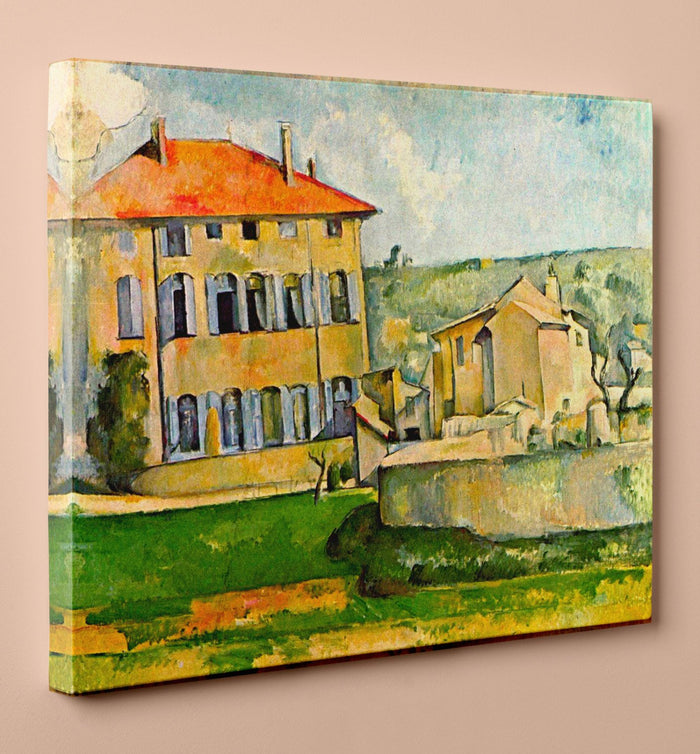 Paul Cézanne's "Jas de Bouffan" 1885-1887 (14" x 18") - Canvas Wrap Print