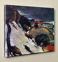 Paul Cézanne's "L'Estaque, Melting Snow" (11" x 14") - Canvas Wrap Print
