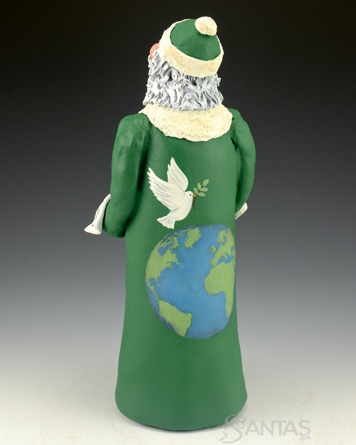 Peace on Earth Santa - Ginny Diezel Original
