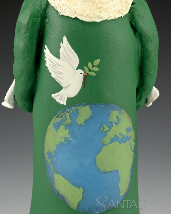 Peace on Earth Santa - Ginny Diezel Original