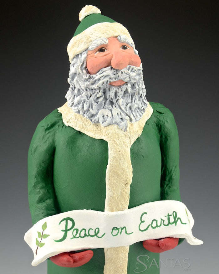 Peace on Earth Santa - Ginny Diezel Original