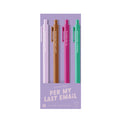 PER MY LAST EMAIL Jotter Pen Set - bubblegum market