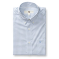 Perf Poplin Sport Shirt Joiner Plaid (Midnight Teal)