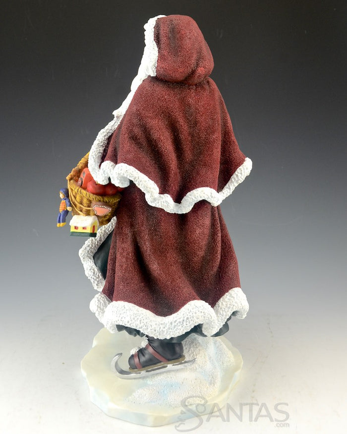 Pipka Santa on Ice Santa Figurine - Collectors Club