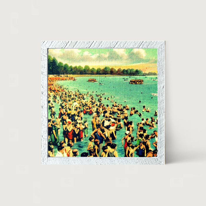 Popular Beach - Framed art