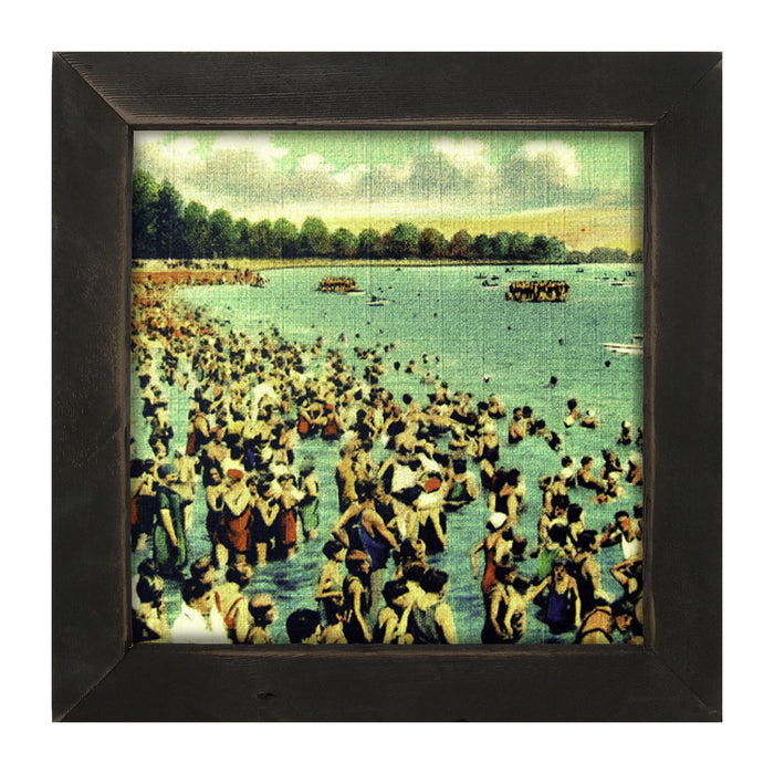 Popular Beach - Framed art