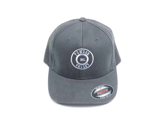 Powder Valley Hat Grey Brushed Twill Flexfit