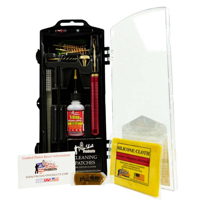 Pro-Shot Multi-Caliber Classic Pistol Cleaning Kit 22 - 45 Caliber