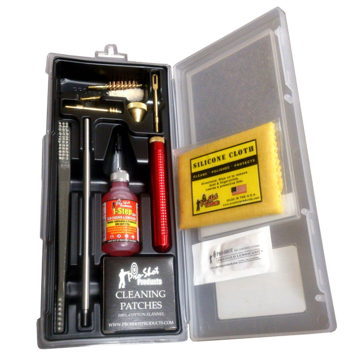 Pro-Shot Pistol Cleaning Kit 38/357 Caliber, 9mm