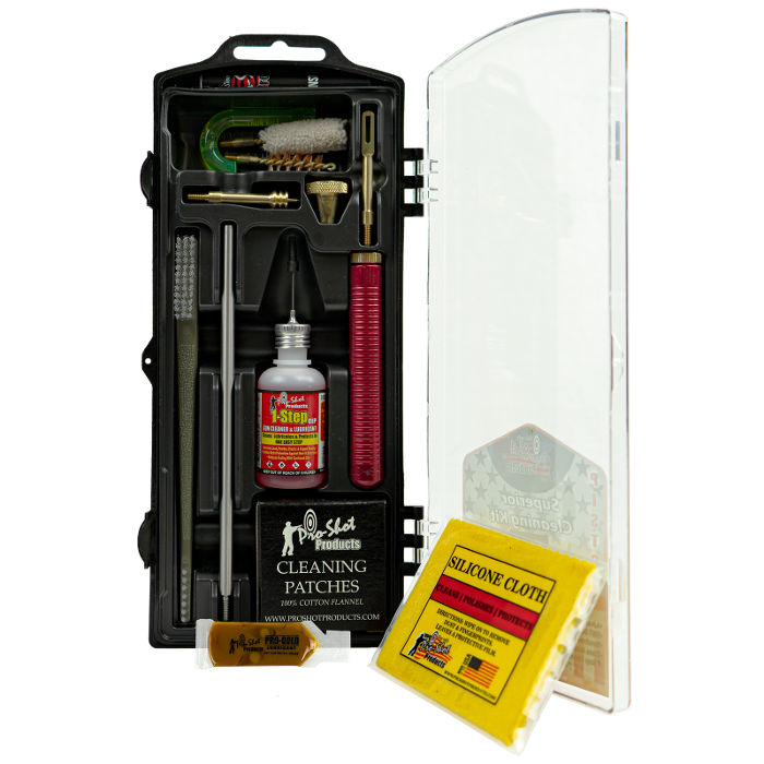 Pro-Shot Pistol Cleaning Kit 40 Caliber, 10mm