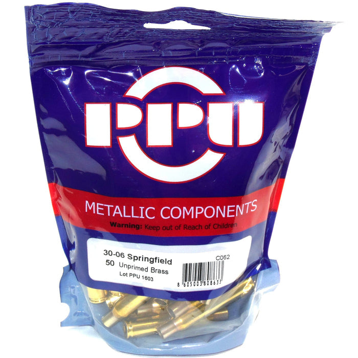 Prvi Partizian Unprimed Brass 30-06 Springfield (50)