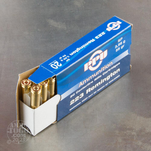 Prvi Partizan Ammunition 223 Remington 55 Grain Jacketed Soft Point 20 Count
