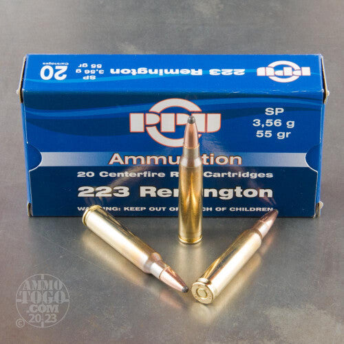Prvi Partizan Ammunition 223 Remington 55 Grain Jacketed Soft Point 20 Count