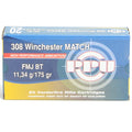 Prvi Partizan Ammunition 308 Winchester 175 Grain Full Metal Jacket 20 Count