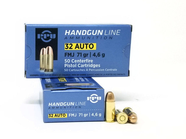Prvi Partizan Ammunition 32 ACP 71 Grain Full Metal Jacket 50 Count