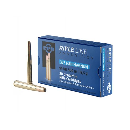 Prvi Partizan Ammunition 375 H&H Magnum 300 Grain Jacketed Soft Point 10 Count