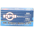 Prvi Ammo 38 Super + P 130 Grain Full Metal Jacket (50)