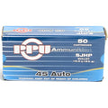 Prvi Partizan Ammunition 45 ACP 185 Grain Jacketed Hollow Point 50 Count
