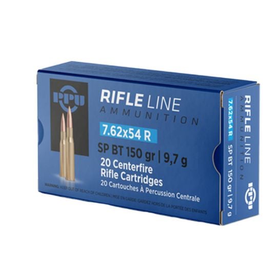 Prvi Partizan Ammunition 7.62X54 Rimmed Russian 150 Grain Jacketed Soft Point 20 Count